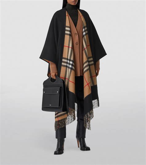 burberry cashmere cape.